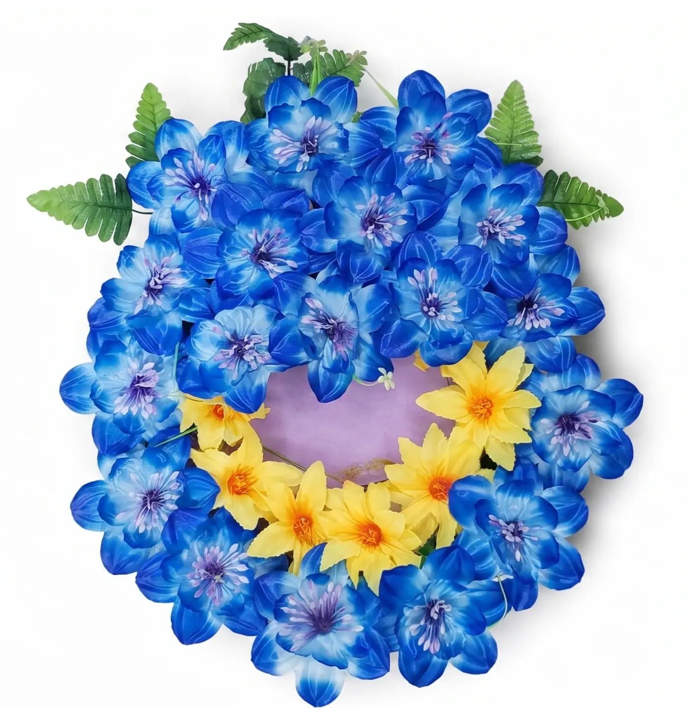 Corona Azul y Amarillo Numero 40