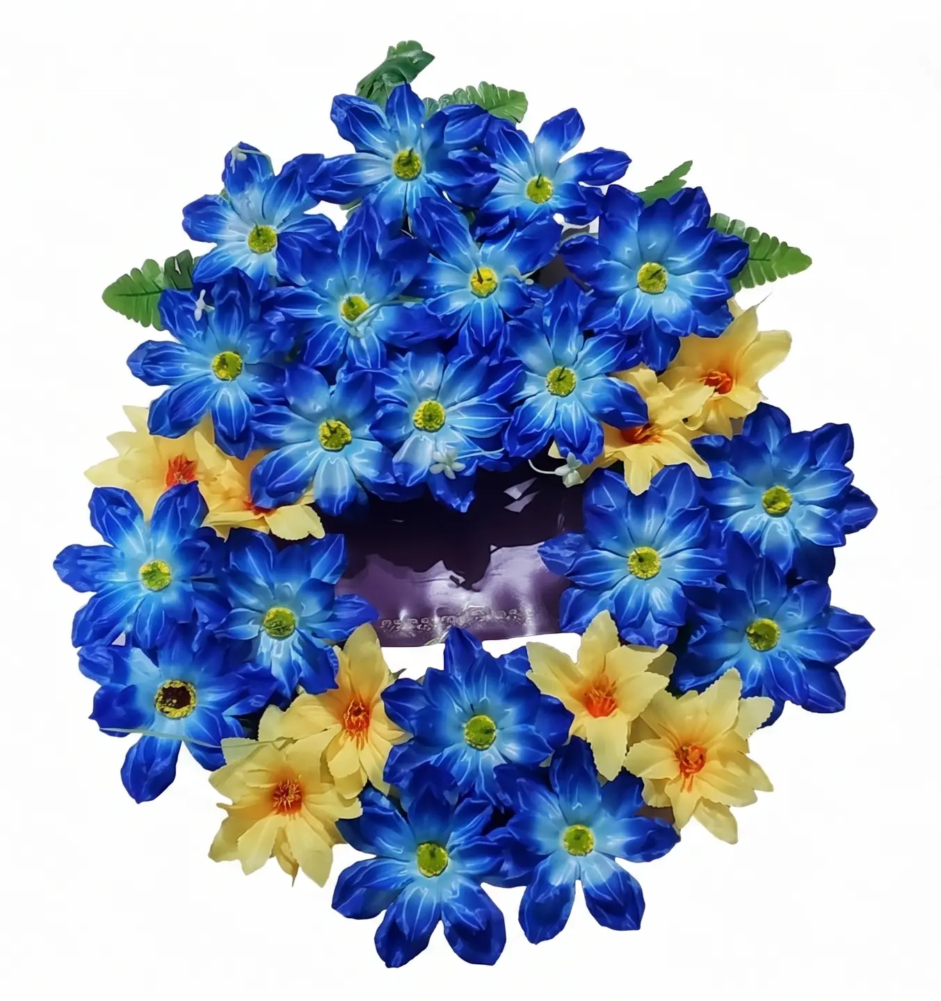 Corona Azul y Amarillo en x Numero 40